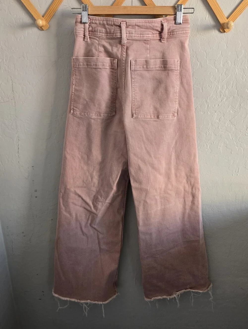 Zara Marine Jeans In Pink Size 4